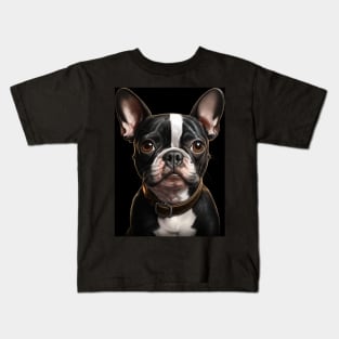 Cute Boston Terrier Lovers Dogs Boston Terrier Kids T-Shirt